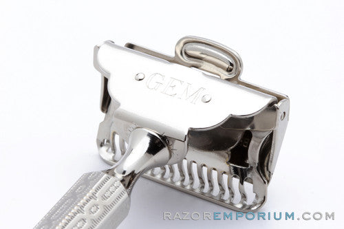 1930's Gem Single Edge Safety Razor Factory Nickel Revamp