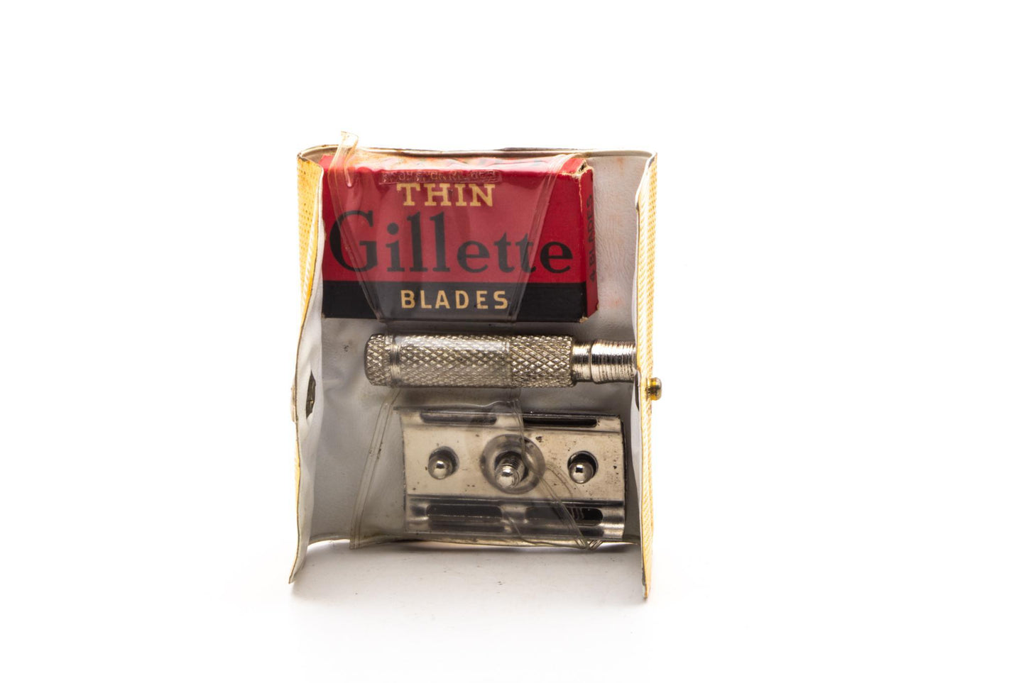 German Three Piece Double Edge Travel Safety Razor | Original Condition