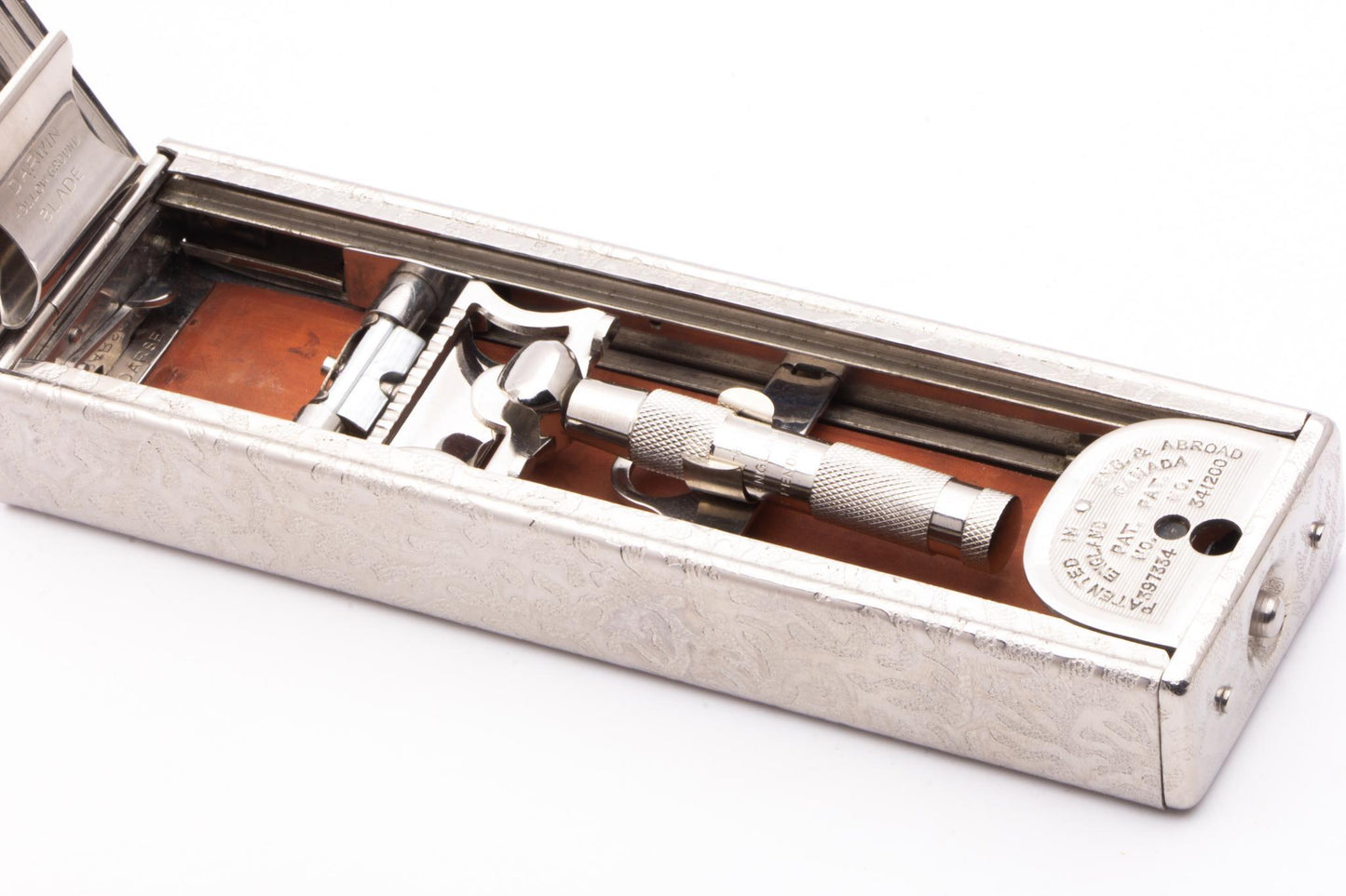 1930's Darwin Hollow Ground Safety Razor Set | Original Condition