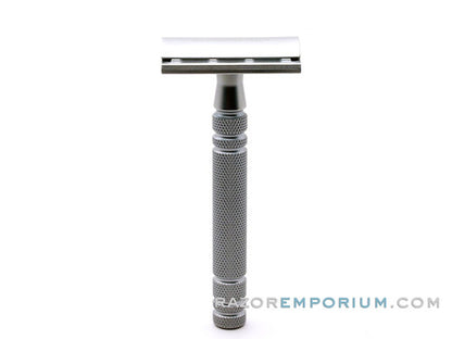 Feather All Stainless Steel Double Edge Safety Razor & Stand | Pre-Owned