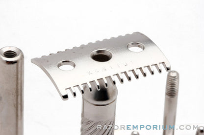 1919 Gillette Bulldog Old Style Double Edge Razor Rhodium Revamp