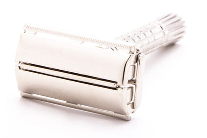 1956 B2 Gillette Flair Tip Super Speed Double Edge Safety Razor | Factory Nickel Revamp