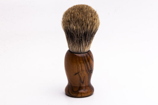 Vintage Restored Wooden Handle Badger Brush
