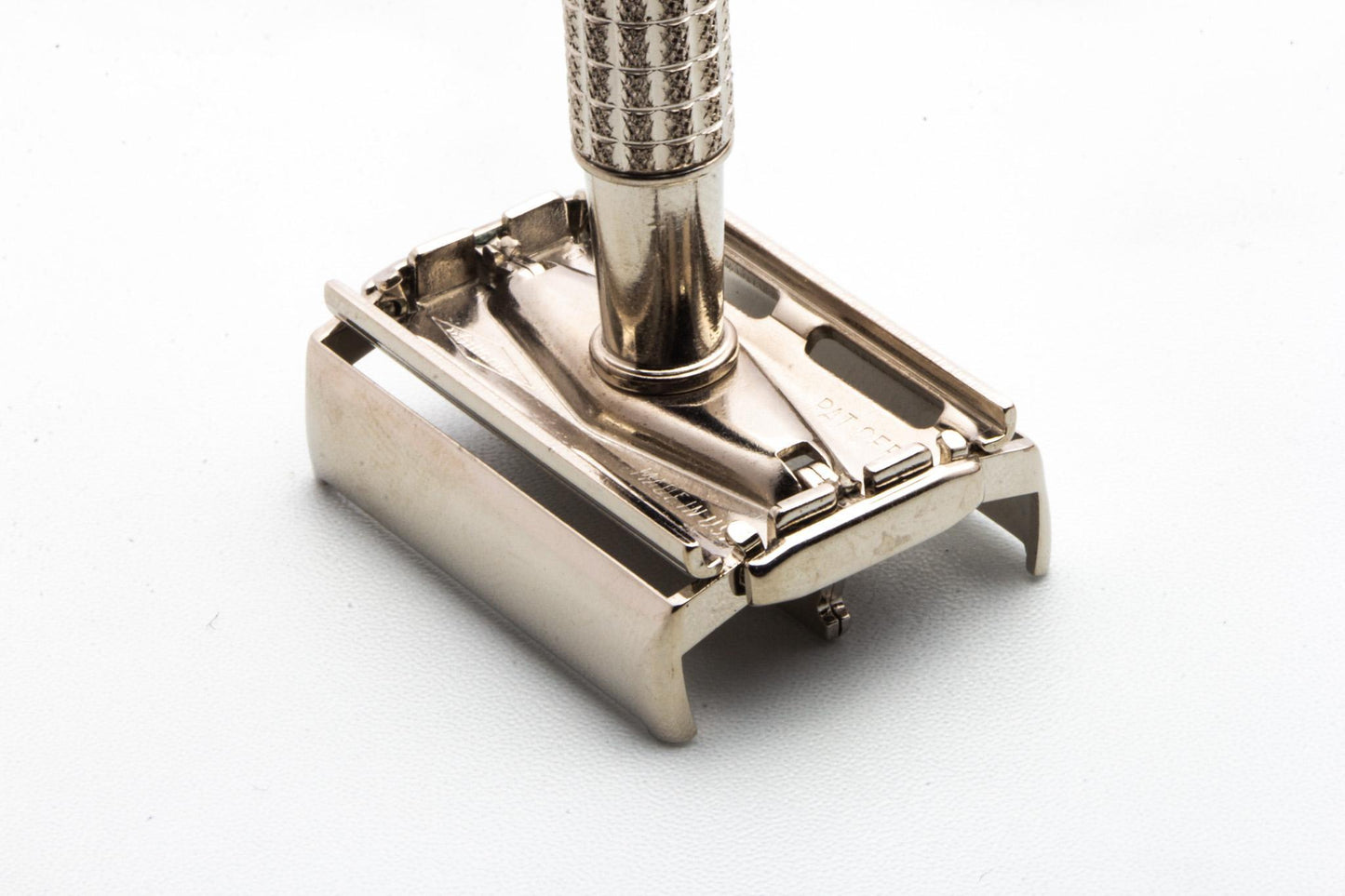 1958 D1 Gillette Flare Tip Super Speed Safety Razor | Factory Nickel Revamp