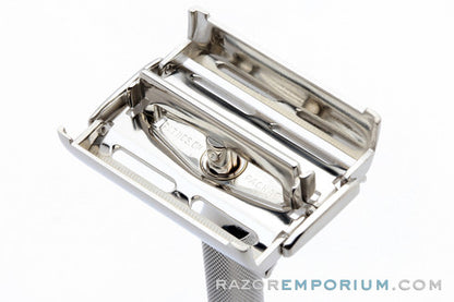 1946 Gillette Ranger Tech TTO DE Razor Factory Nickel Revamp