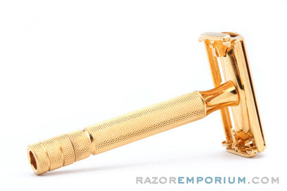 1947-51 Gillette TTO Milord Safety Razor 24K Gold Revamp