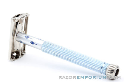 1966 Gillette Blue Star Lady Gillette DE Safety Razor L1 - Excellent