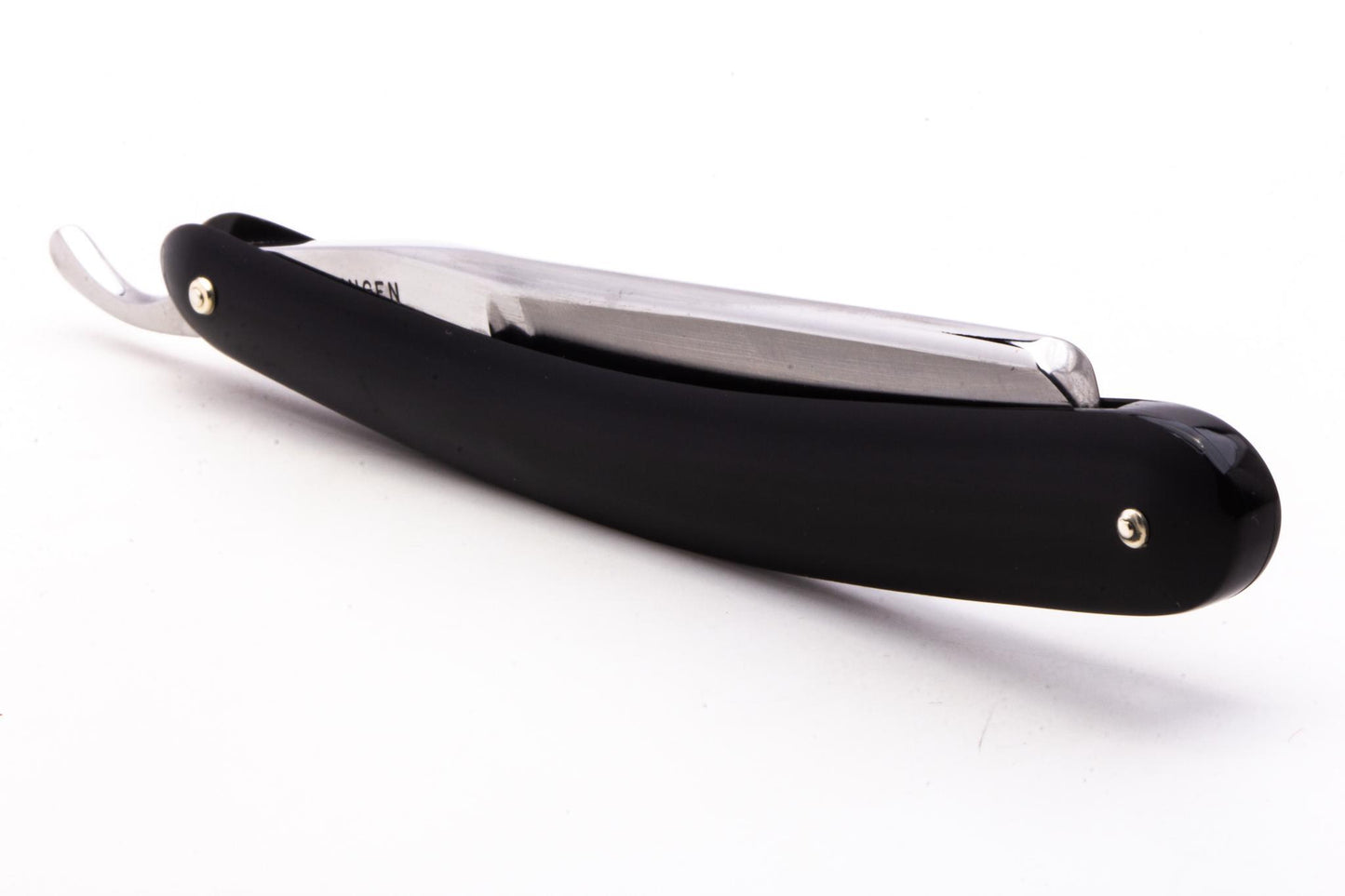 6/8" Ralf Aust Round Tip Hollow Ground Straight Razor | Acrylic Scales
