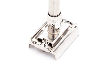 1965 K1 Gillette Slim Adjustable Safety Razor  | Factory Nickel Revamp