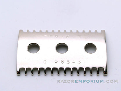1911 Gillette Silver ABC Pocket Edition Old Type Open Comb DE Razor Set
