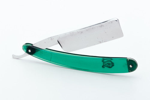 7/8" Filarmonica Doble Temple #14 Straight Razor w/ Green Scales | Spain