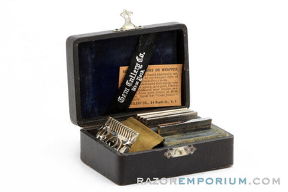 1910's Gem Junior Lather Catcher Model Safety Razor Set
