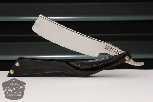 15/16" R. Sutcliffe Wedge w/ Custom Horn / Acrylic Scales | Sheffield, England 1820's