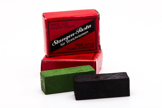 Herold Strop Paste | Black & Green Two Part Sharpening Paste | Strop Care