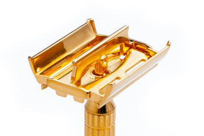 1956 Gillette President DE Safety Razor 24K Gold Revamp