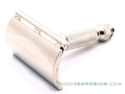 1962 H2 Gillette Travel Tech Double Edge Safety Razor