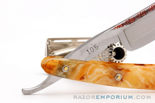 5/8" Dorko #105 Vintage Round Point Straight Razor