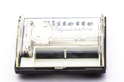 1961 G1 Gillette Fatboy $1.95 Adjustable Double Edge Safety Razor Set | Original Condition