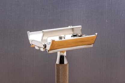 1951 W2 Gillette Super Speed Safety Razor | Factory Nickel Revamp
