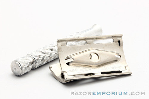 1960's Gillette Ball End Tech Spiral Handle Razor | Made in England