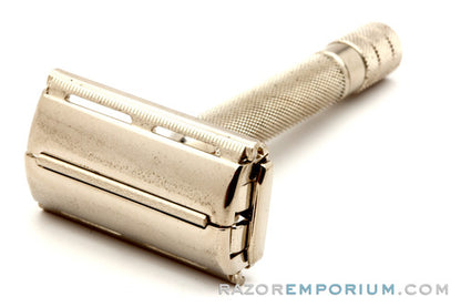 1941 Gillette Ranger Tech TTO Safety Razor Set w/ Case & Blades