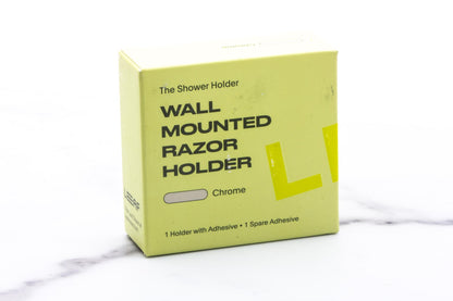 Leaf | Wall Mounted Razor Holder - Chrome