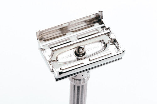1963 I2 Gillette Slim Adjustable Safety Razor | Factory Nickel Revamp