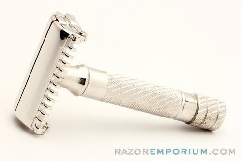 1948 Gillette Aristocrat No. 15 DE Safety Razor w/ Metal Case & Instructions | Made in England