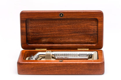 1997 Gillette Sensor Excel Brasil Edicao Comemorativa Silver Plated Razor with Wooden Case