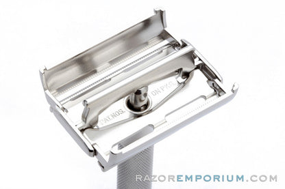 1954 Gillette Super Speed Safety DE Razor | Factory Nickel Revamp