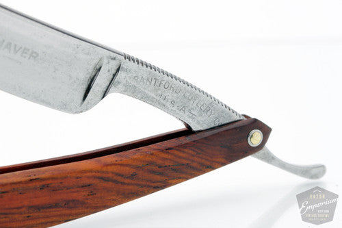 5/8" Brantford Cutlery Co. Master Shaver, Warranted Never Dull | Custom Cocobolo Wood Scales | USA