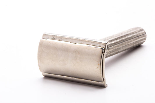 1940's Gillette Fat Handle Tech Double Edge Safety Razor | Original Condition