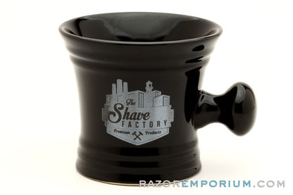 Barbershop Shaving Mug Shave Factory | Black