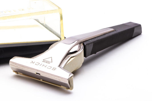 1960s Schick Adjustable Injector Safety Razor Set | Original Condition