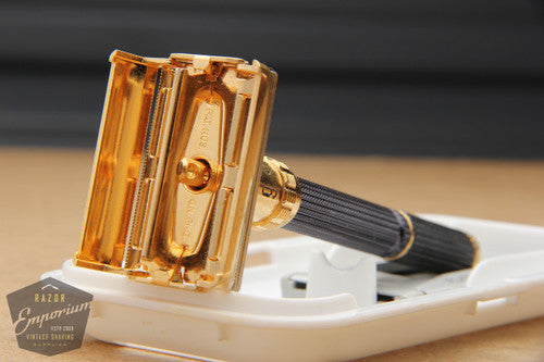 Gillette 1969 Gold Super Adjustable / Super 109 Safety Razor - Long Handle
