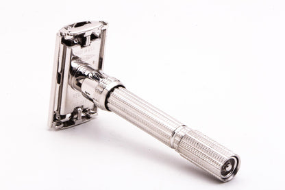 1968 N4 Gillette Slim Adjustable Safety Razor | Rhodium Revamp
