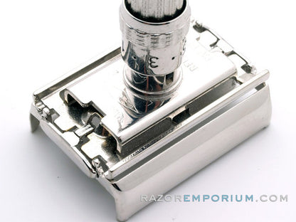 1966 L2 Gillette Slim Adjustable Safety Razor | Rhodium Revamp