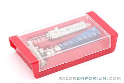 1950s Schick Injector Blue Safety Razor Set