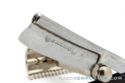 5/8" Leresche Le Lumineux "BTÉ S.G.D.G." Frameback Straight Razor  | France
