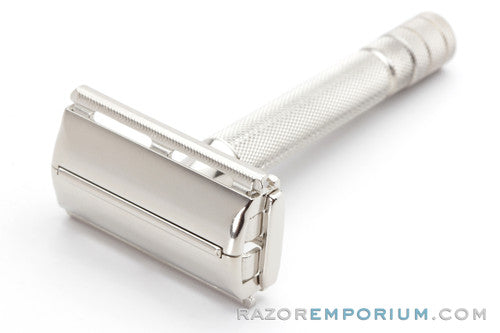 1953 Gillette Super Speed DE Safety Razor | Factory Nickel Revamp Y2