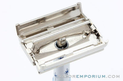 1966 Gillette Blue Star Lady Gillette DE Safety Razor L1 - Excellent