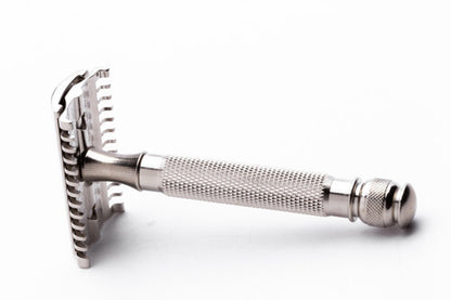 1930s Gillette Goodwill DE Safety Razor Factory Nickel Revamp