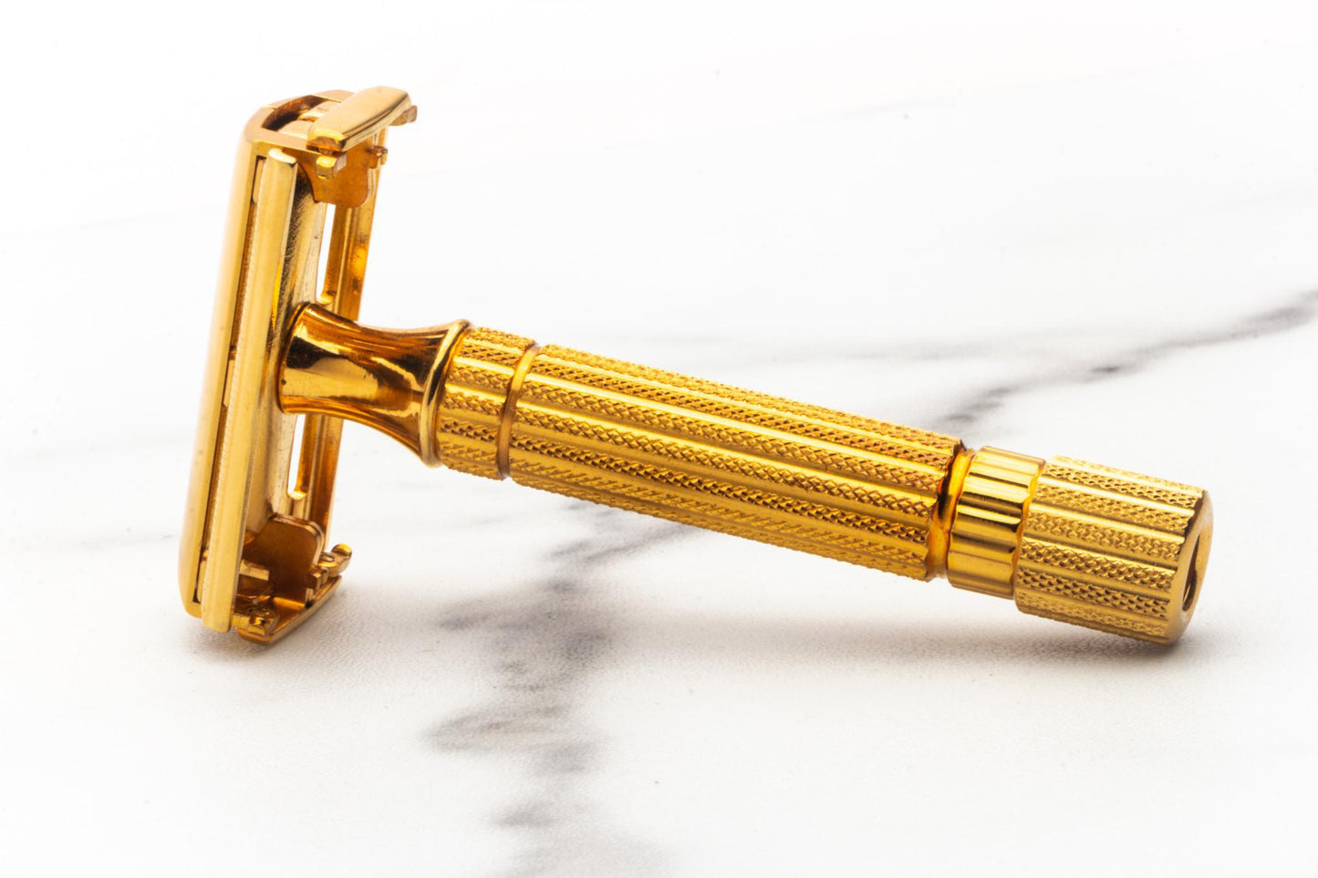 1948-50 Gillette Gold Aristocrat Double Edge Safety Razor | New Old Stock