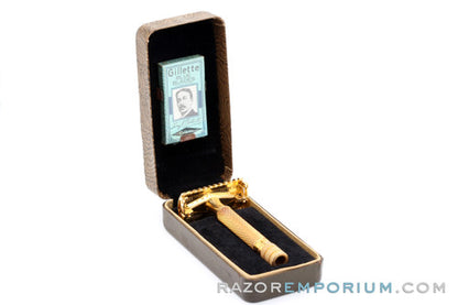1937 Gillette Sheraton TTO Safety Razor Set Mint