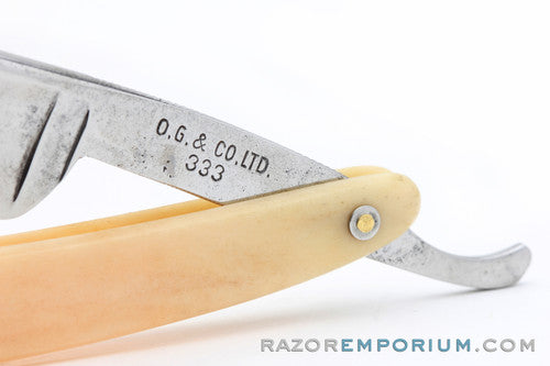 O.G and Co LTD 5/8" Straight Razor | Silver Steel | Germany