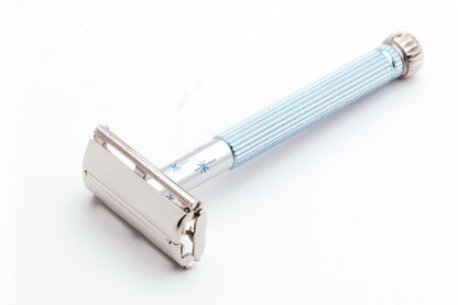 1971 Gillette Blue Star Lady Gillette DE Safety Razor