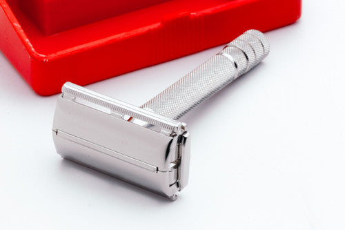 1940's Super Speed Double Edge + Red Case & Blade Dispenser