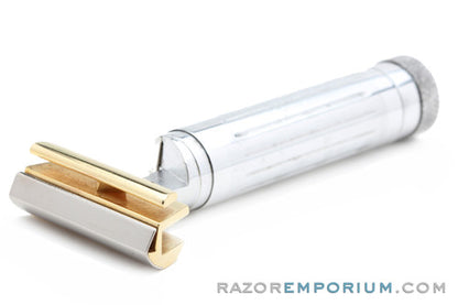 1926 -1927 Schick Type A Gold Repeating Injector Razor