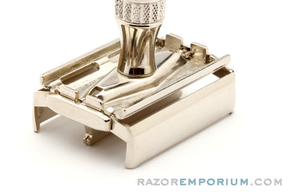 1953 Y3 Gillette President DE Safety Razor Set w/ Case & Blades in Original Box