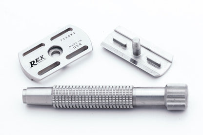 Rex Supply Co. | Envoy XL Stainless Steel 3 Piece Double Edge Razor